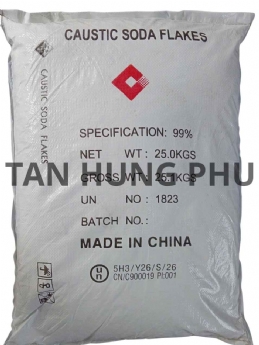 Caustic Soda Flakes 99% (Sodium Hydroxide - Pure NaOH Flakes) 25kg Bag